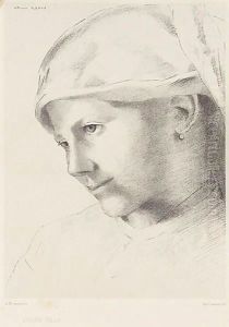 Jeune Fille by Odilon Redon