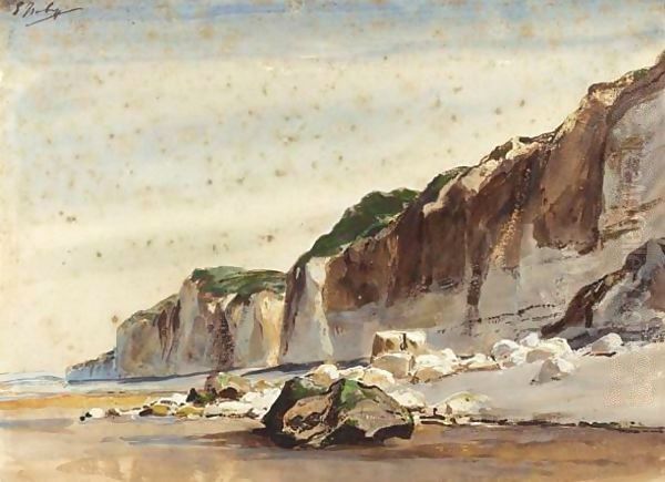 Falaise Et Rochers En Bord De Mer - view 1