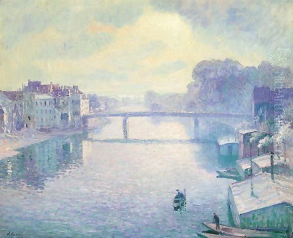 La Marne A Lagny, Effet Brumeux - view 1