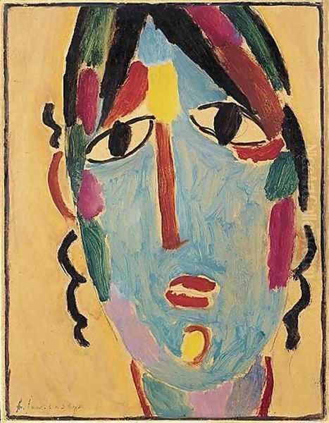 Mystischer Kopf Andenmadchen (Mystical Head Andean Girl) - view 1