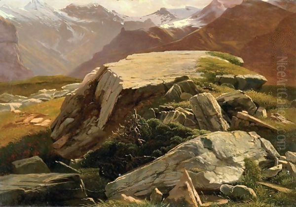 Rocks Near Murren, Switzerland - view 1