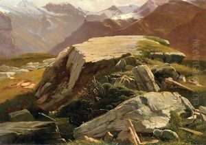 Rocks Near Murren, Switzerland