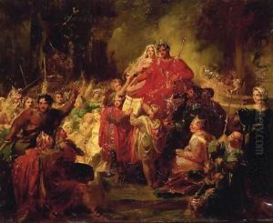 L'Avenement De Pepin Le Bref Au Trone by Felix Auvray