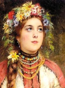 Russian Beauty In Summer Garland