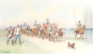 Soldiers Returning Home by Ivan Petrovich Prianishnikov