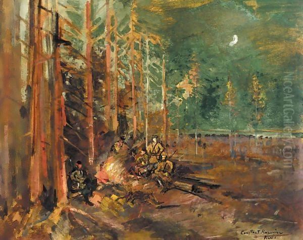 Bivouac On The Forest Edge - view 1