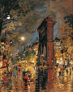 View Of The Arc De Triomphe, Paris