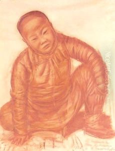Young Chinese Boy by Alexander Evgenievich Yakovlev