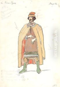 Design For A Peasant From Prince Igor by Konstantin Alexeievitch Korovin