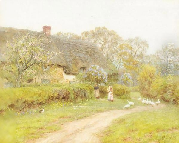 Spring Time At Lower Denhay, Bridport - view 1