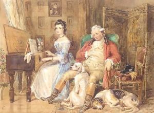 Sophia And Squire Weston by John Frederick Tayler