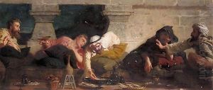 A Heated Discussion by George Elgar Hicks