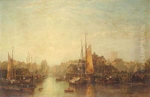 View Of Rotterdam by Alfred Montague
