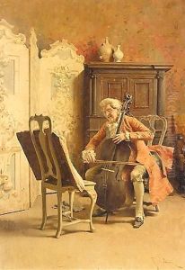 The Cellist by Giovanni Paolo Bedini