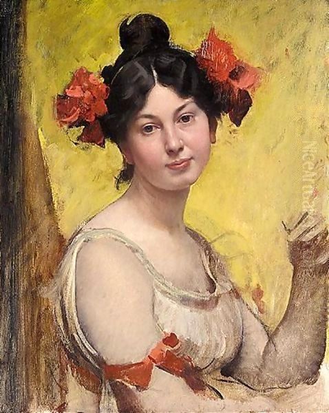 Portrait Of A Young Woman - view 1