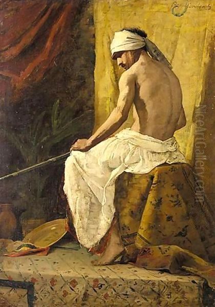 A Seated Arab - view 1