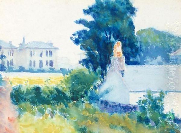 White Houses In A Landscape - view 1