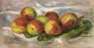 Nature Morte Aux Peches by Pierre Auguste Renoir