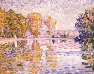 Samois, Etude No. 10 by Paul Signac