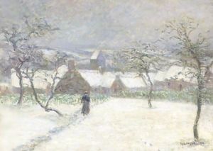 La Neige A Mortain by Gustave Loiseau
