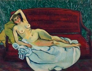 Nu Allonge Sur Un Canape by Suzanne Valadon