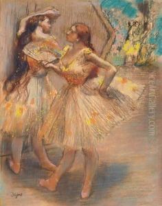 Danseuses Pres D'Un Portant
