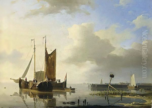 Ships At Anchor In A Calm - view 1