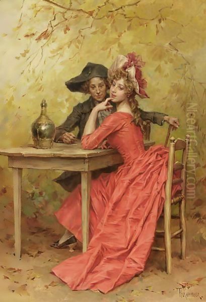 The Flirtation by Frederick Hendrik Kaemmerer