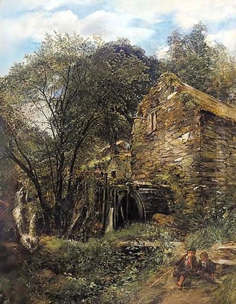 An Old Watermill, North Wales - view 1