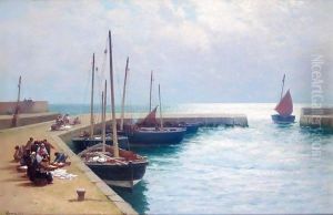 Early Morning, Buckhaven Harbour by Alexander Young