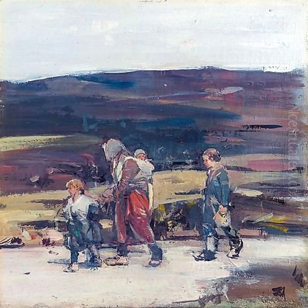 Travellers On The Moor - view 1