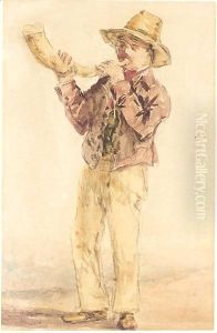 A Cowherd by David Cox