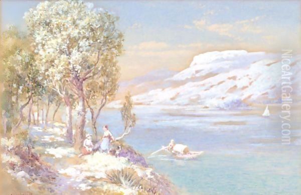 Italian Lake Scene - view 1