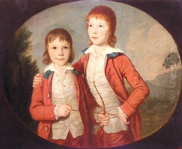 Portrait Of Two Boys - view 1
