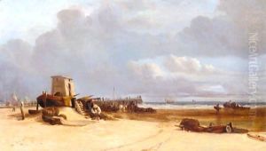 Fishermen Near The Jetty, Great Yarmouth