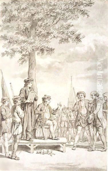 A Group Of Dissenters In Norfolk During Robert Kett's Rebellion Of 1549 - view 1