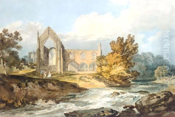 Bolton Abbey, Yorkshire On The Wharfe - view 1