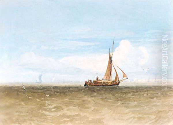 Shipping Off Cromer, Norfolk - view 1