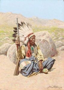 Chief Blue Horse by John Hauser