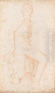 Study Of A Nude by William Strang