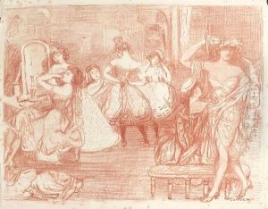 The Dressing Room by Charles Edward Conder