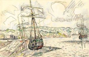 Treguier 2 by Paul Signac
