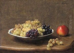 Fruits by Ignace Henri Jean Fantin-Latour