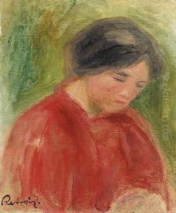 Portrait De Femme by Pierre Auguste Renoir