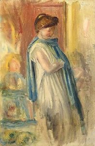 Jeune Femme Debout by Pierre Auguste Renoir