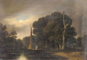 Moonrise on the bure, Norfolk