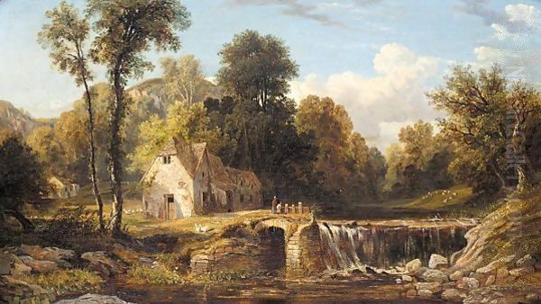 By the waterfall - view 1