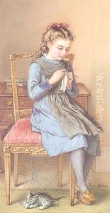 An industrious mood by Agnes Nicholl