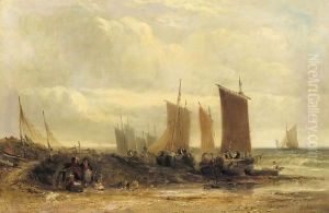 The Sussex coast by Arthur Joseph Meadows