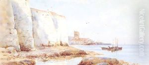 Fishing boats off Dover by Walker Stuart Lloyd